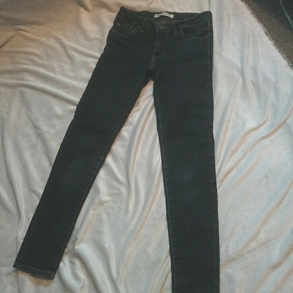 GIRLS LEVI'S Jeans and Long Sleeve Top - Picture 6 of 13